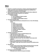 Info Systems Essentials Week 4-1 Notes (Internet2)
