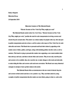Essay NYT Article Rhetorical Analysis