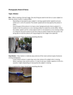 Photography Week #2