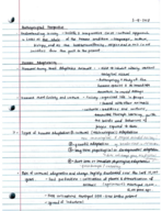 ANTH 1500 Introduction Notes (The Anthropological Perspective) 