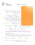 Class notes for Week 2 to 3