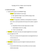 Psych 1010 Test 2 Study Guide