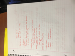 class notes