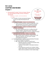 Child Psychology Chapter 1 Notes (part 2)