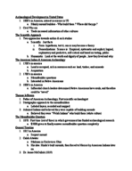 Chapter 2 Notes - Introduction to Archaeology 