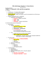 Microbiology Chapter 5 Notes 9/25-9/27