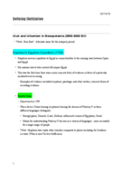 AN N EA (M50A) - First Civilizations Notes (Week 1 Continued)