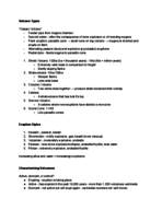 Volcanoes and Earthquakes Study Guide 2