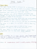 Foundations of computer science (STUDYGUIDE#1)