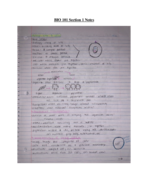 BIOL 101, Section 1 Notes