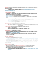 Sociology of Intimate Relationships - Theory Notes