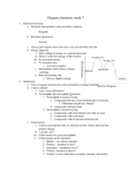 organic chemistry week 7 notes 