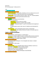 PSY 335 Week 7 Notes