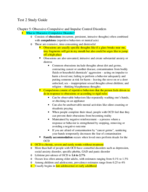 PY 358, Test 2 Study Guide