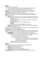 Biology 1110 Week 10 notes