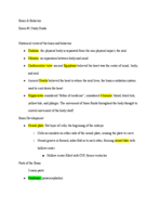 Study guide for exam #1