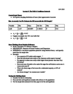 Soc 1100 Week 5 Notes