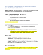 Chapter 22-->Adaptive Immunity 