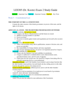 LES305- DR. KORETZ. EXAM 2 STUDY GUIDE