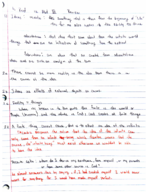 Notes outlining proof