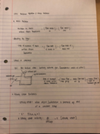 Che 114: Balance Equation & Mass Balance