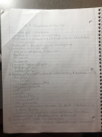 Honors Biology Week 3 Notes