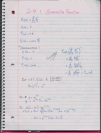 Math for sci/eng - Week 6 notes