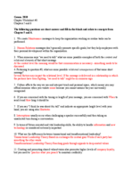 Study guide