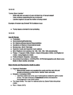 National Gov't of US Week 9