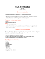 HDF 110, Week 8 Notes