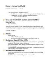 American Civilization Notes