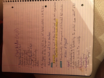 BCHS 3304 Week 2 notes 