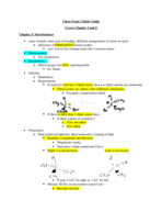 Exam 2 Study Guide CHEM 210 Cannon