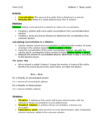 Chem 1515 Midterm 2 Study Guide