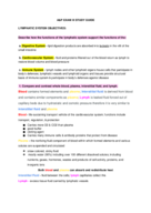 EXAM III A&P 2 STUDY GUIDE
