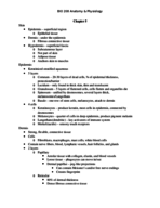 BIO 208 Anatomy & Physiology Exam 2 Study Guide