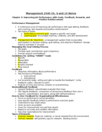 Management 2500 Chapter 8 and 9 Notes