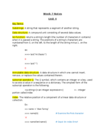 COSC 1315, Week 7 Notes