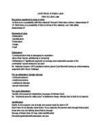 J430 Week 9 Notes Libel