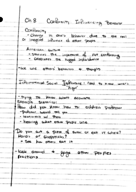 Psy 350 Week 8 notes 