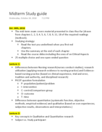 Midterm Study Guide