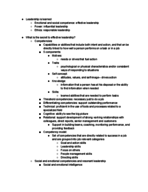 HRM 1101; Week 7 Notes