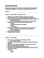 Dinosaurs Midterm Study Guide - EARTH 7 STUDY GUIDE