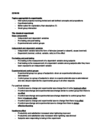 Research Methods - Class Notes Week 9