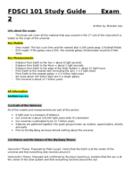 FDSCI 101 Exam 2 Study Guide