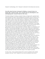 research methodology