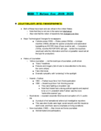 Week 7 Notes JOUR 3030
