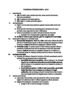 Foundations of Criminal Justice Notes - 10/29