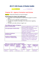 Updated Study Guide Exam 2