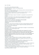 Test 1 PSY 366